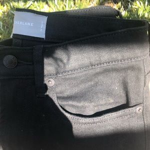 Everlane High Waist Black Denim - NWOT